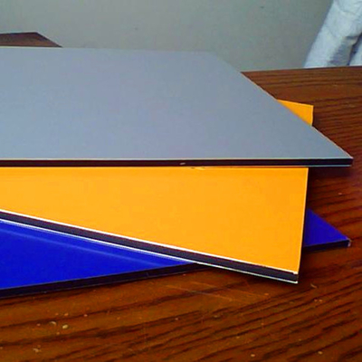 Exterior Wall Facade Fireproof Aluminum Plastic Composite Plate with Customized Thickness